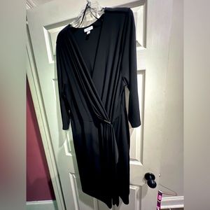 Nice black 3/4 sleeve dress.  Great for evening or church functions.